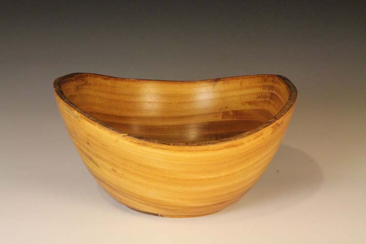 Elm (natural edge) bowl: 9in x 5in (23cm x 13cm)